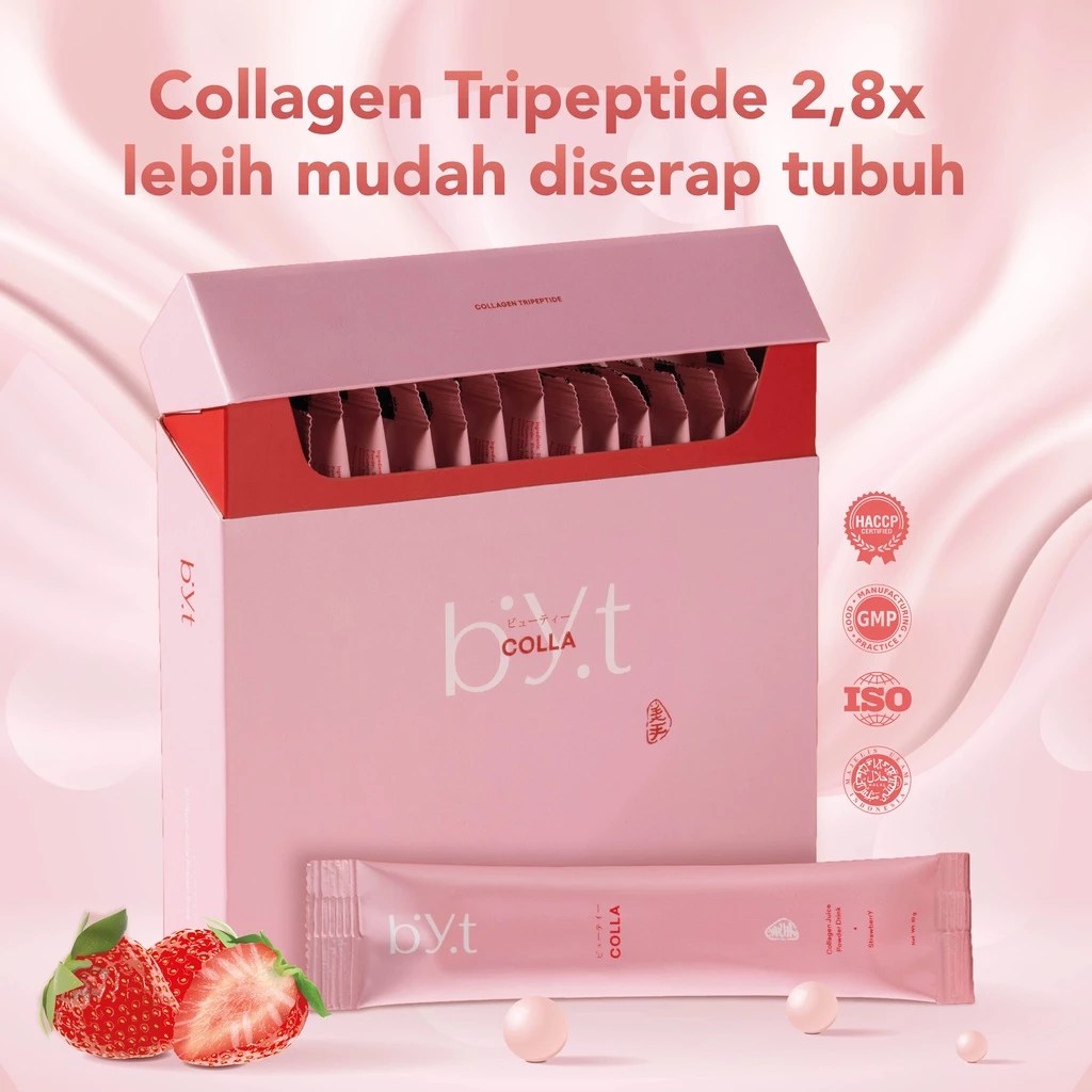 collagen, byt colla, byoote collagen, minuman kesehatan bahan alami, bagus untuk otot, regenerasi sel, kulit, rambut, tulang dan metabolisme